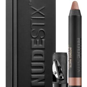 Nudestix Intense Matte Lip+Cheek Pencil in Tamed Full size 0.10oz + Sharpener